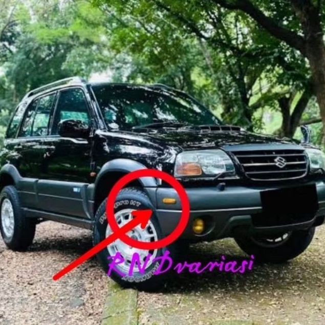 OVER FENDER SAMBUNGAN SUZUKI ESCUDO GEN2 BAGIAN BEMPER