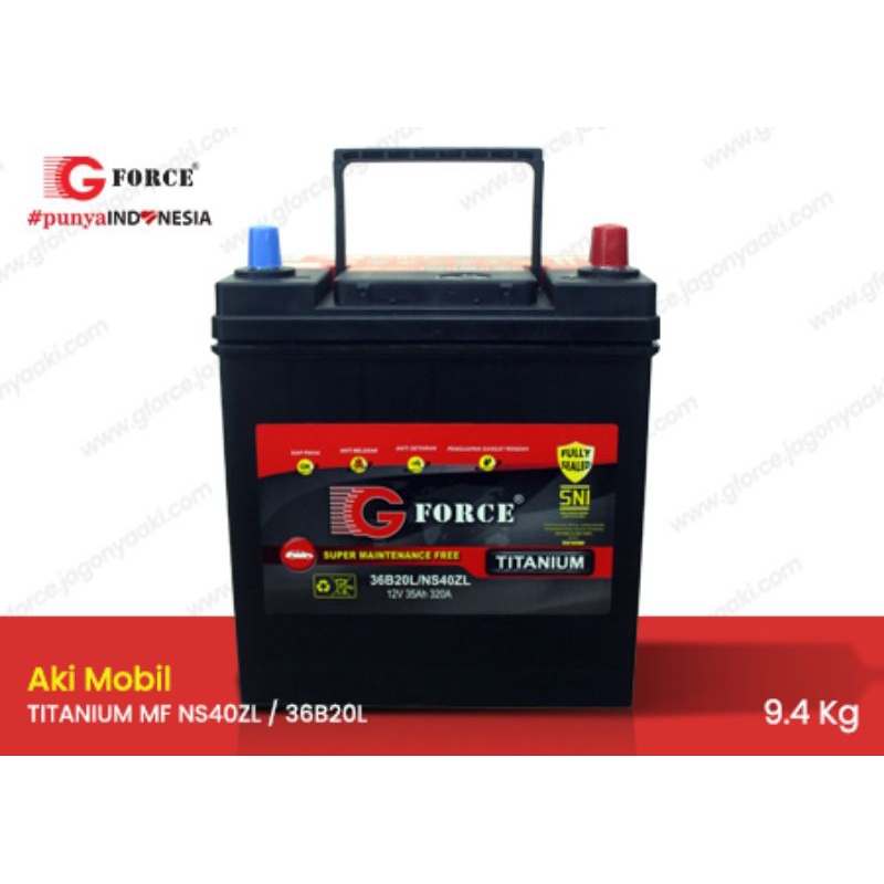 AKI MOBIL G-FORCE NS40ZL TITANIUM (AKI KERING)