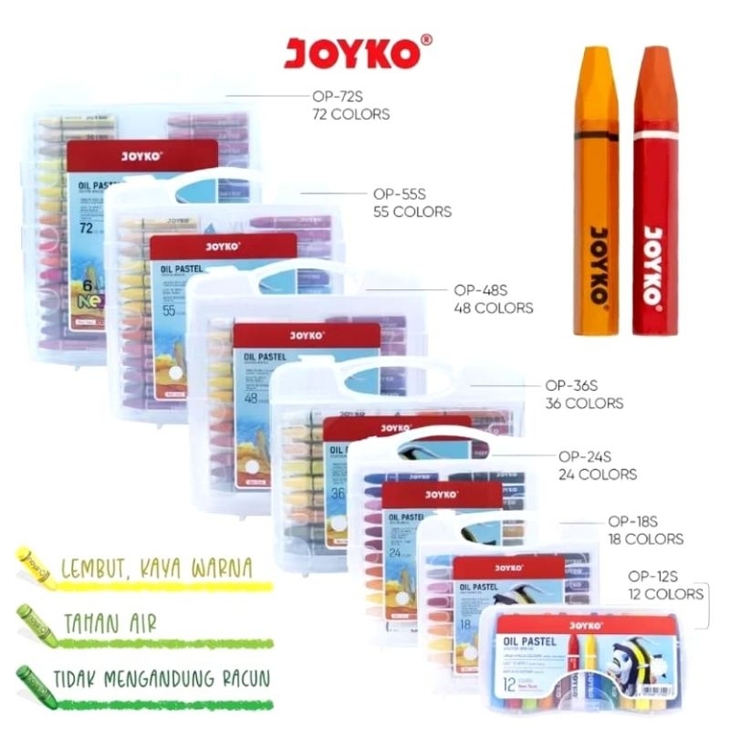

crayon joyko / krayon joyko isi 12 / crayon joyko isi 24 / crayon joyko isi 36