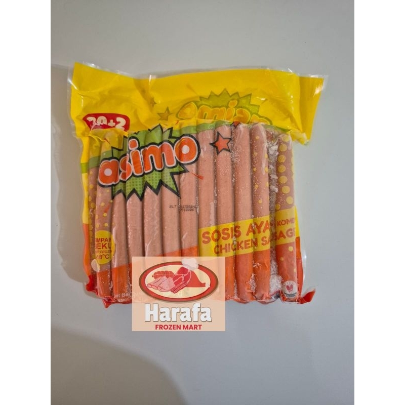 

ASIMO SOSIS AYAM KOMBINASI 1KG ISI 30+2