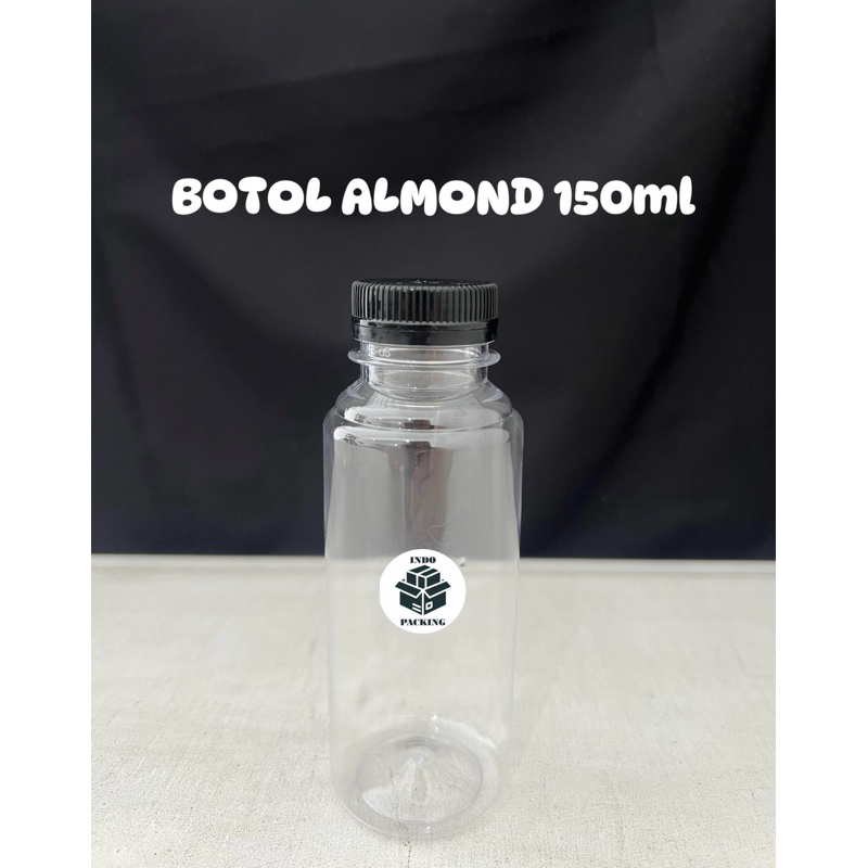 Botol Almond 150ml / Botol mini lucu / Kemasan Minuman Unik / Botol Bumbu