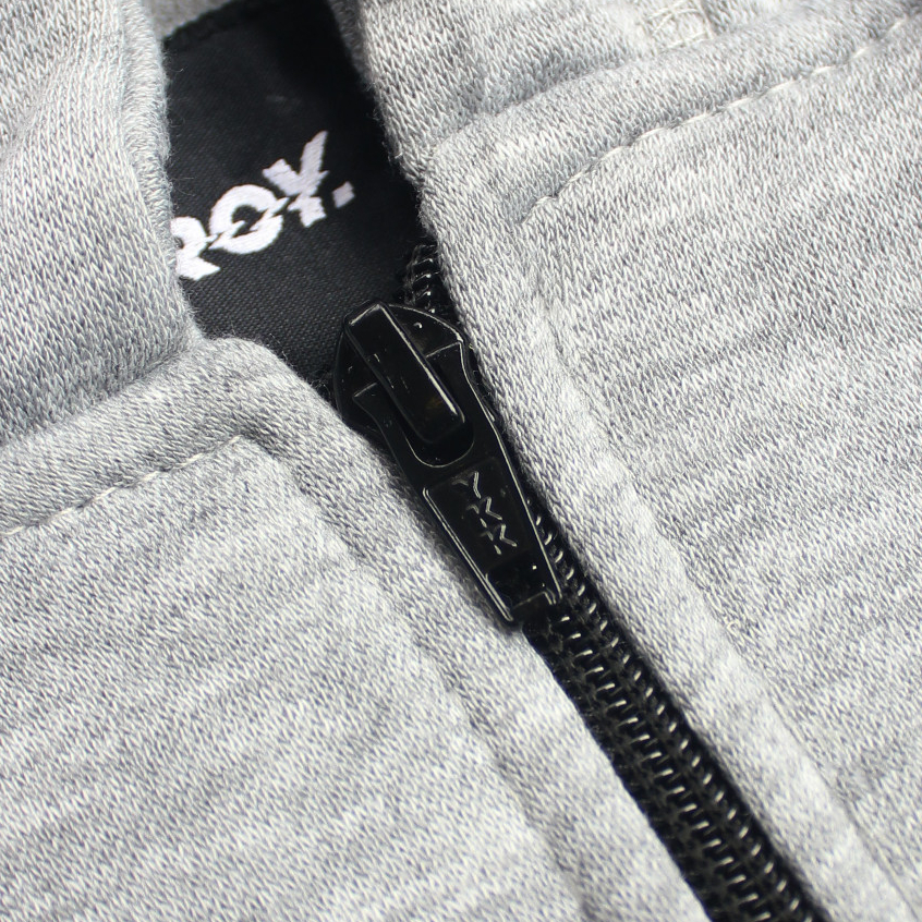 Troy Company Hoodie Zipper Grey Misty Shaman - Hoodie Zipper Hoodie Abu Misty ZHD 2843