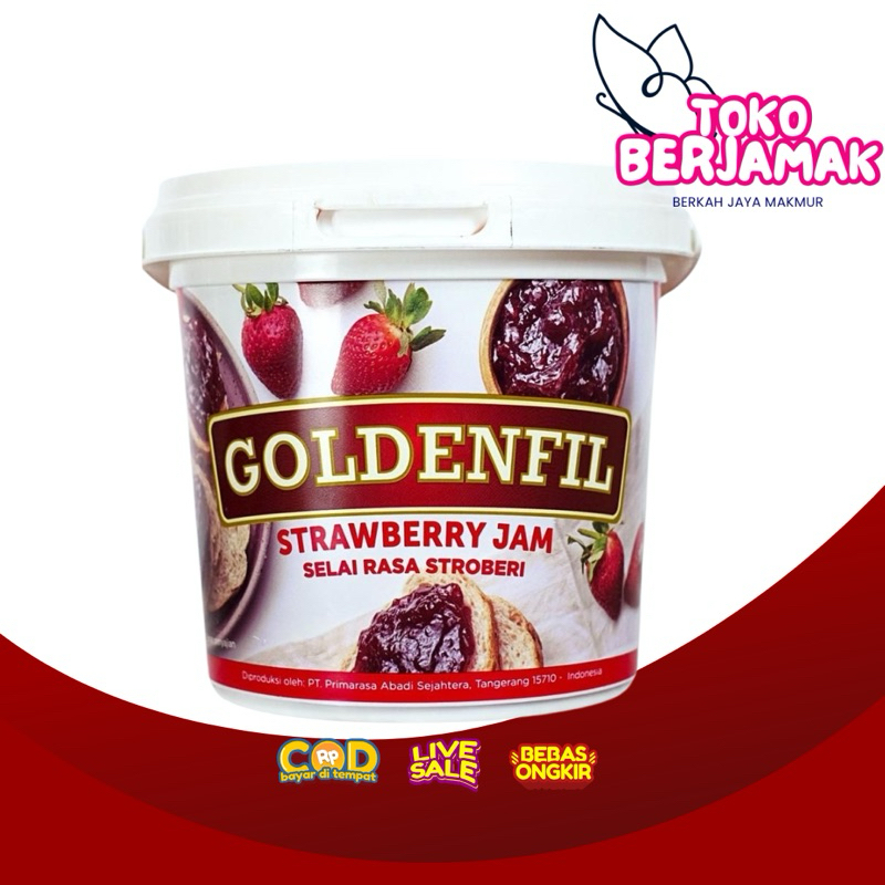 

Goldenfil Strawberry Jam / Selai Strawberry