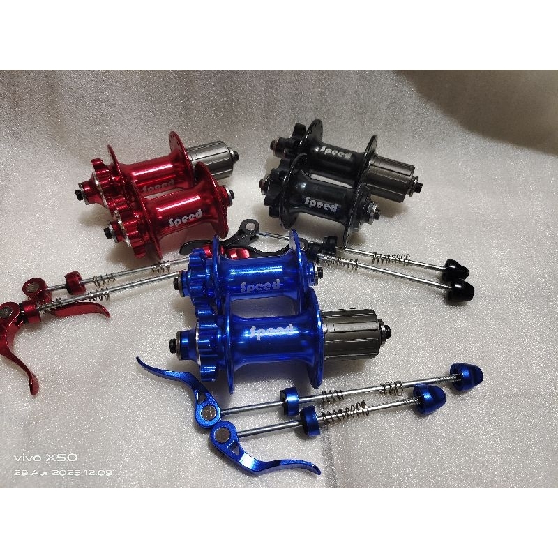 Hub Freehub Sepeda Mtb Atau Sepeda Lipat Merk Speed United 32 Hole Cakram Komponen Bering