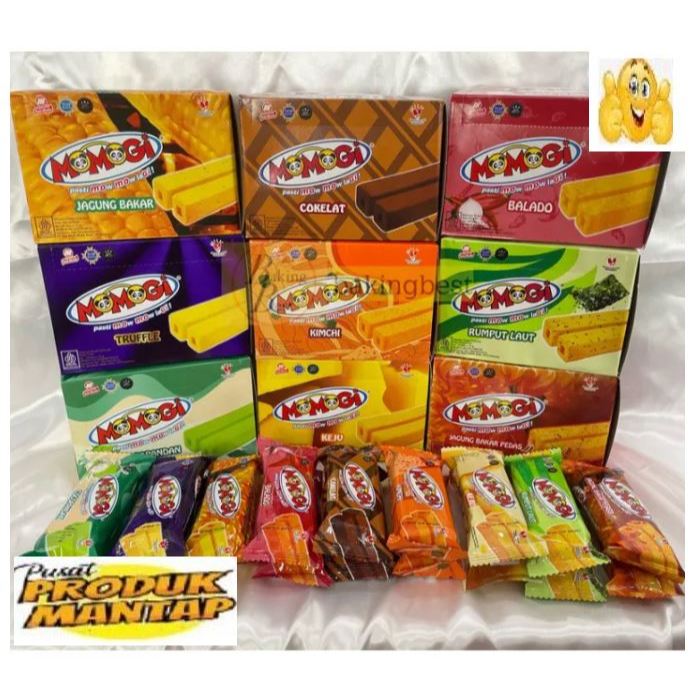 

MOMOGI Rasa Chokkeju Jagung Bakar Tutti Cocopandan 500 isi 20 - Momogi 1000 isi 10