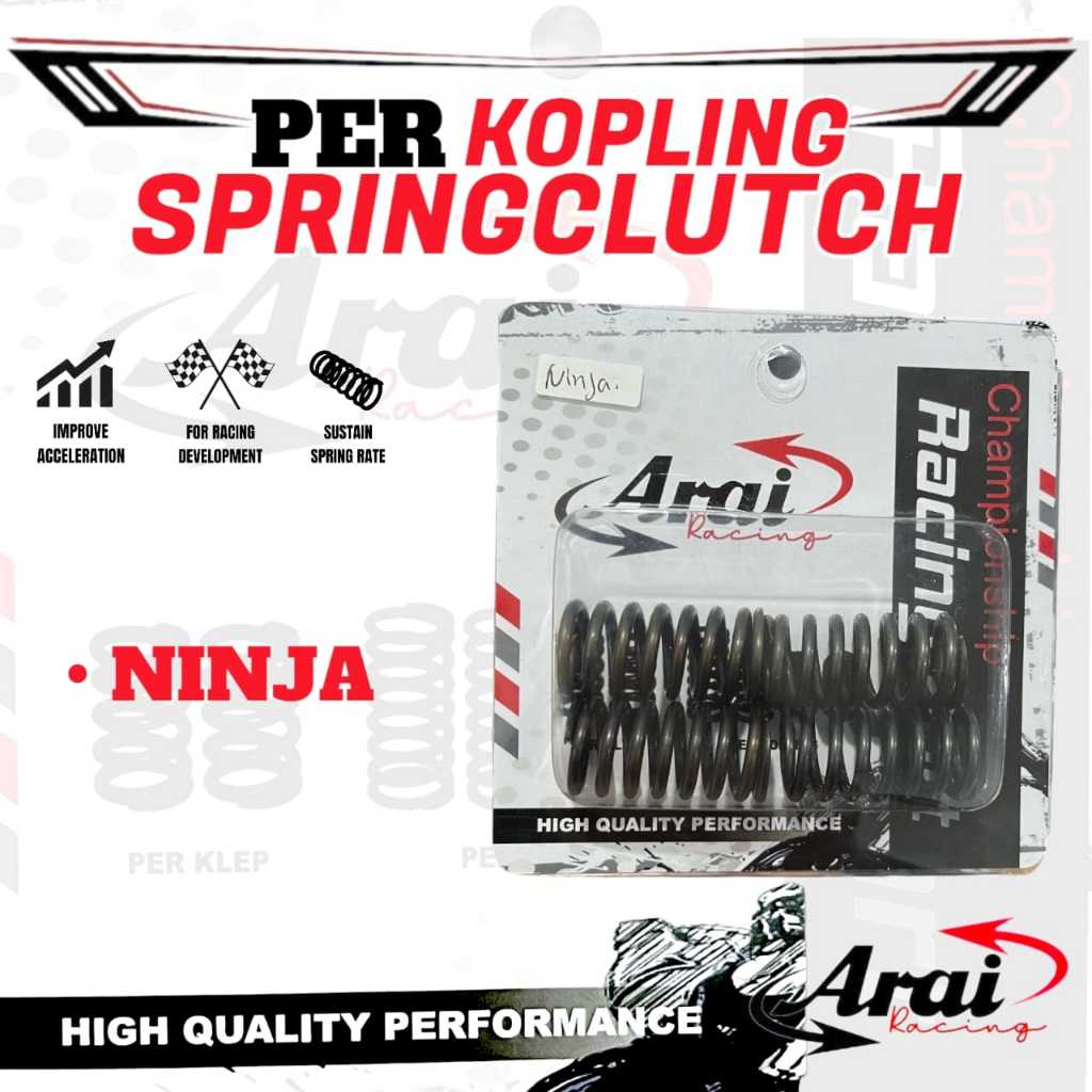 PER KOPLING SPRING CLUTCH ARAI  NINJA 150 R NINJA RR NINJA SS PER KOPLING ORIGINAL ARAI RACING