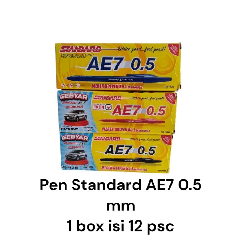 

Pulpen Standard AE7 0.5mm