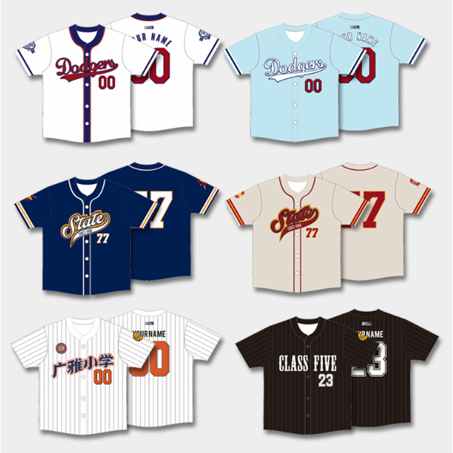 Seragam bisbol Korea untuk pria dan wanita, pakaian olahraga khusus, seragam sekolah, kemeja bisbol,