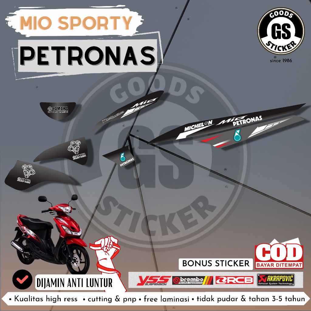 (COD) Striping Variasi Yamaha Mio Sporty - Yamaha Mio Sporty Petronas