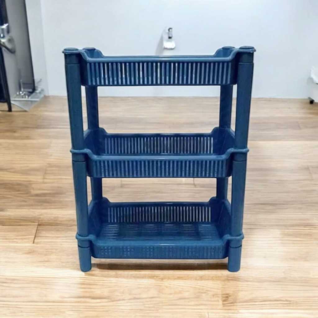 Rak Bumbu Plastik 3 Susun Serbaguna/Rak Dapur Serbaguna/Rak Bumbu Plastik Kecil