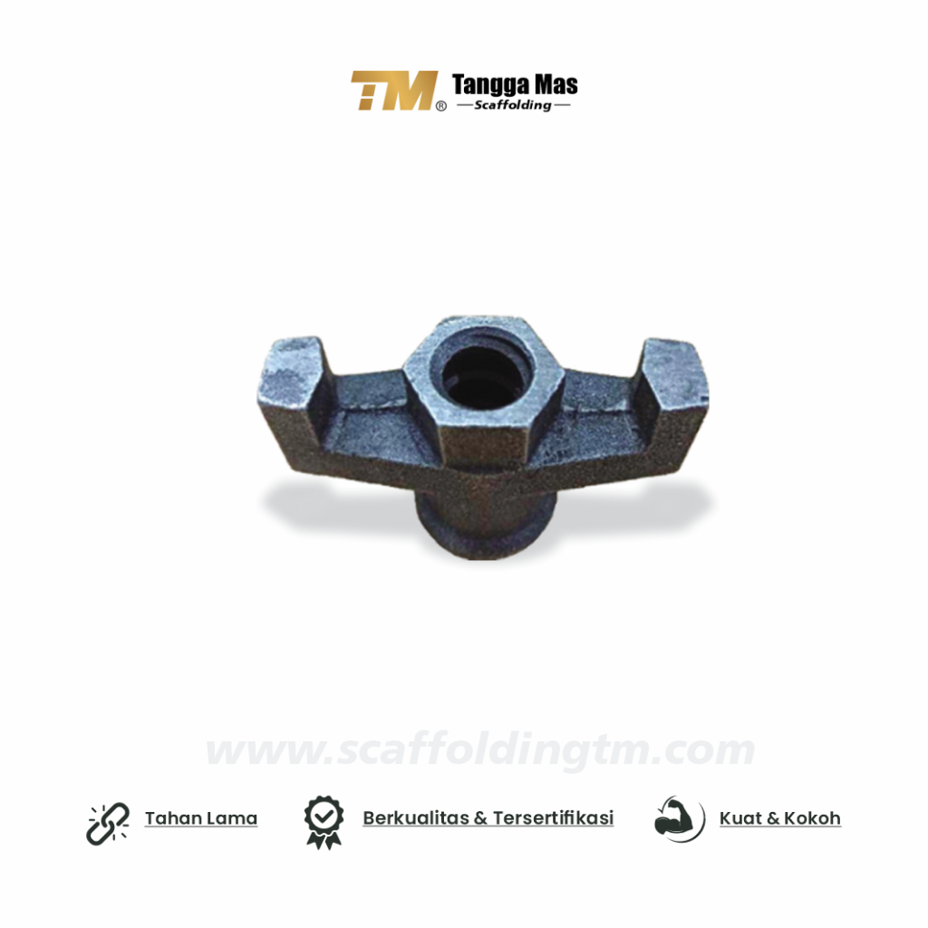 TIE NUT UNTUK PROYEK BEKISTING KOLOM - JUAL BEKISTING - JUAL PERLENGKAPAN BEKISTING