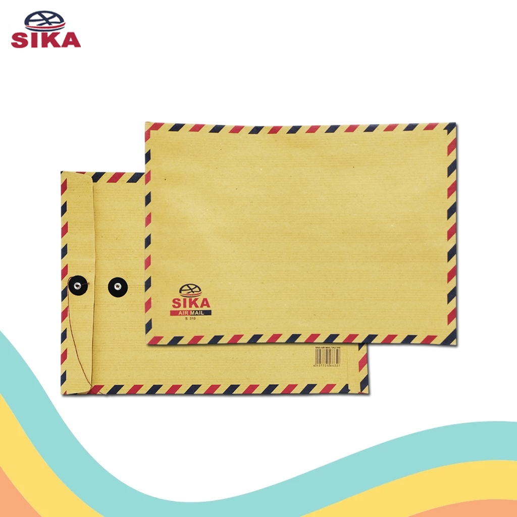 

AMPLOP KESING AIRMAIL 310 SIKA TALI (1 PACK)