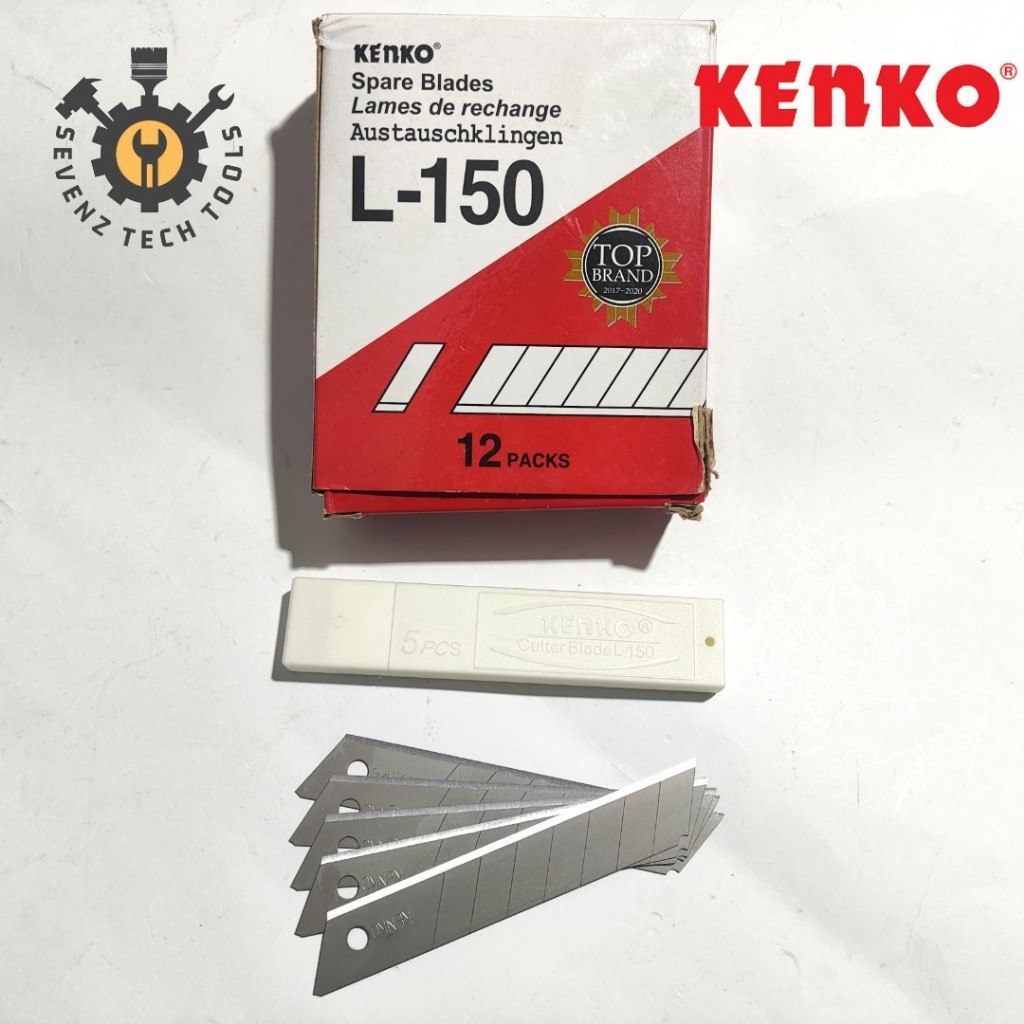 

KENKO ISI CUTTER BESAR L150 SUPER TAJAM ISI ULANG MATA PISAU CUTTER BESAR KENKO REFILL MATA PISAU CUTTER BESAR