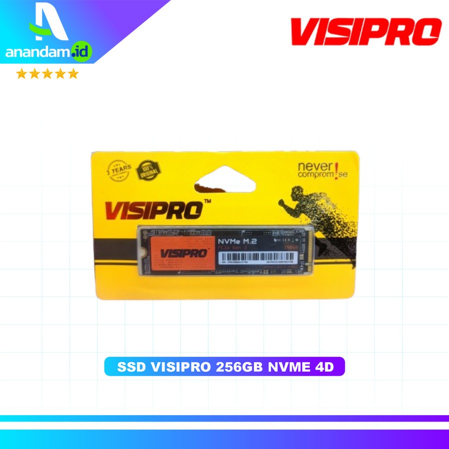 SSD VISIPRO 256GB NVME 4D