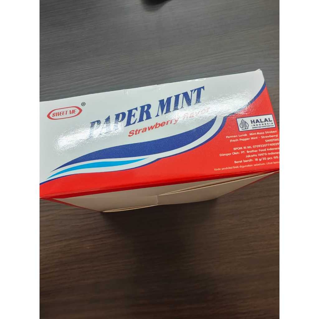 

PERMEN PAPER MINT BOX ISI 30