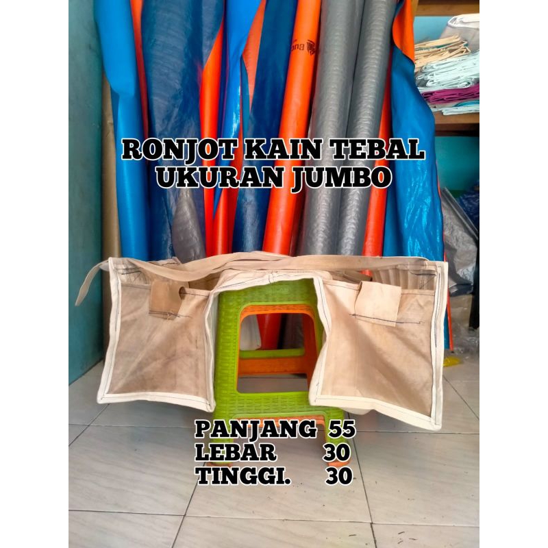 Tas motor Kain/ Ronjot Kain / Obrok bahan kain tebal