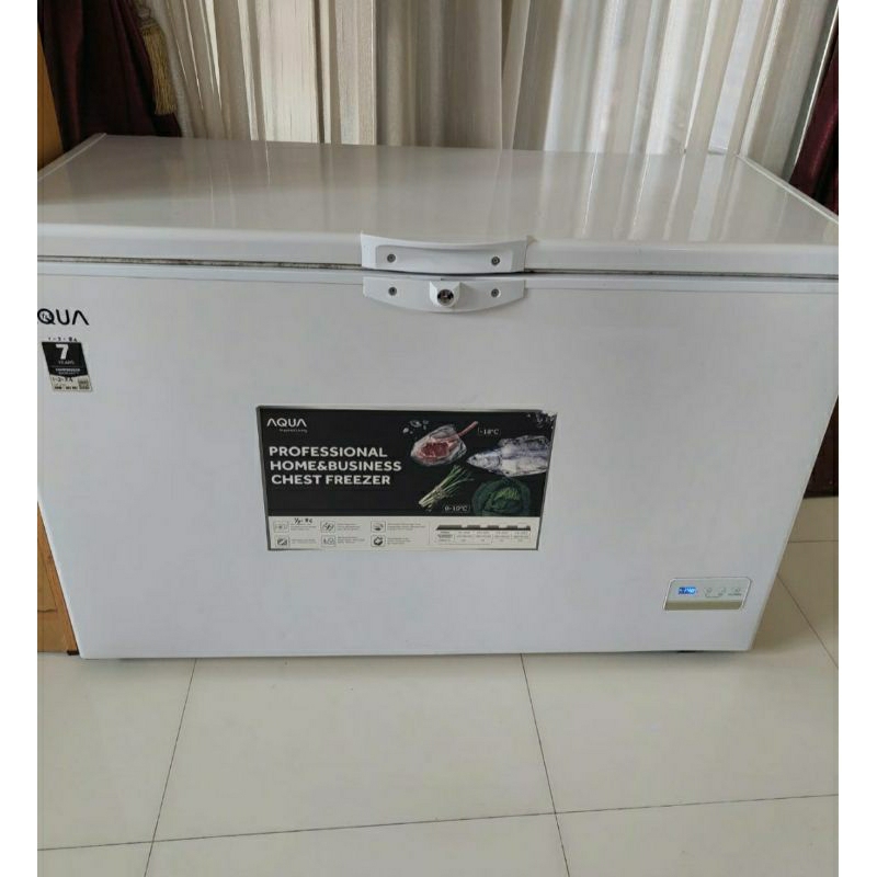 CHEST FREEZER AQUA AQF 320EC DAN MC/BOX FREEZER AQUA AQF 320EC DAN MC/CHEST FREEZER BOX AQUA JAPAN A