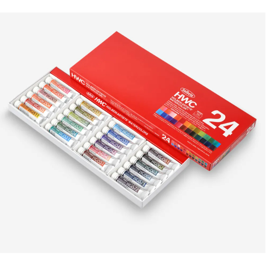 

HOLBEIN WATERCOLOR/SET OF 24 GRANULATING 5ML/BALI ART SUPPLIES