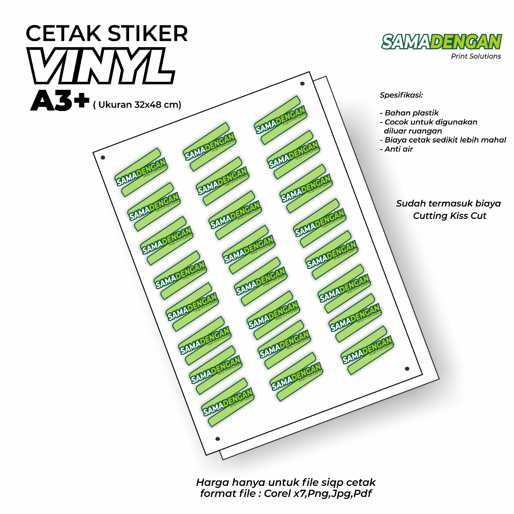 Cetak Stiker Vinyl