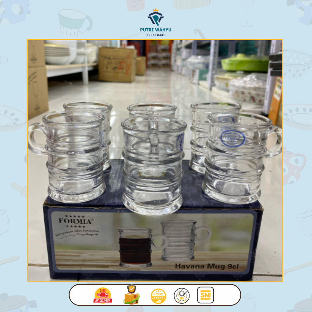 Formia Havana Mug 9 CL Bening 6 Pcs