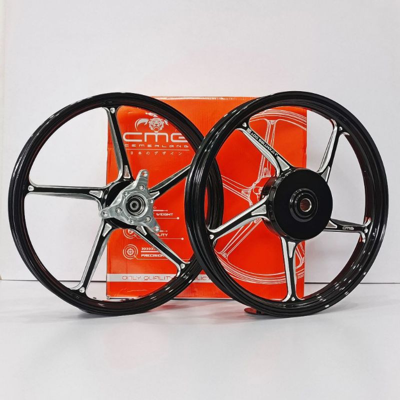 VELG CMG MG511 / AK55 MODEL ENKEI CNC PALANG 5 RING 17 x 160 / 160 PNP AEROX OLD / AEROX NEW ORIGINA