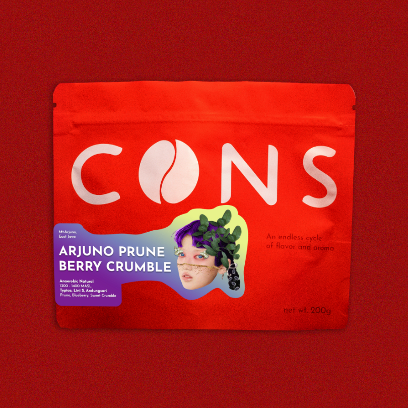 

Biji Kopi Specialty Arjuno Prune Berry Crumble - Constant Beans