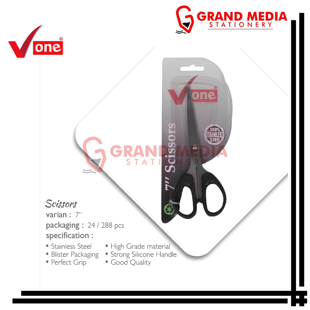 

[GRAND MEDIA] SCISSORS / GUNTING V-ONE 7 INCH