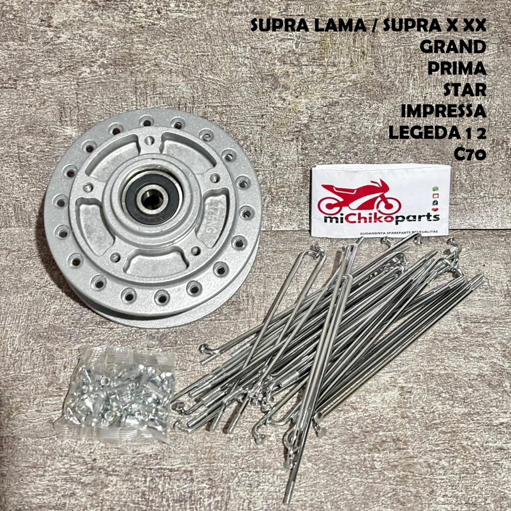 Paket Tromol Cakram Depan Plus Ruji 159 Supra X XX Supra Fit Lama Old Astrea Grand Prima Star Impres