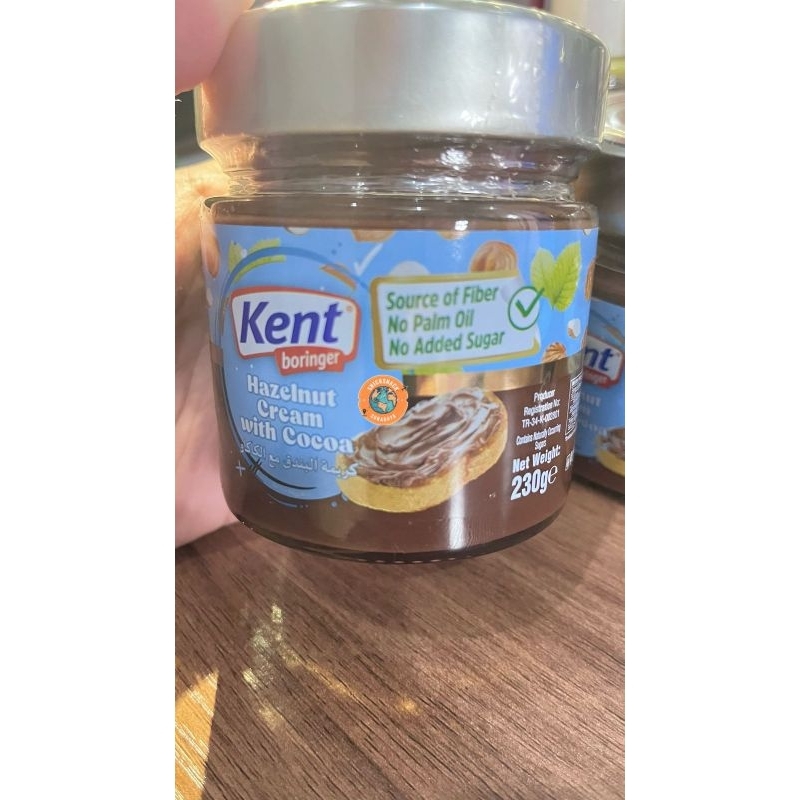

TERMURAH SELAI ROTI KENT HAZELNUT CREAM WITH COCOA