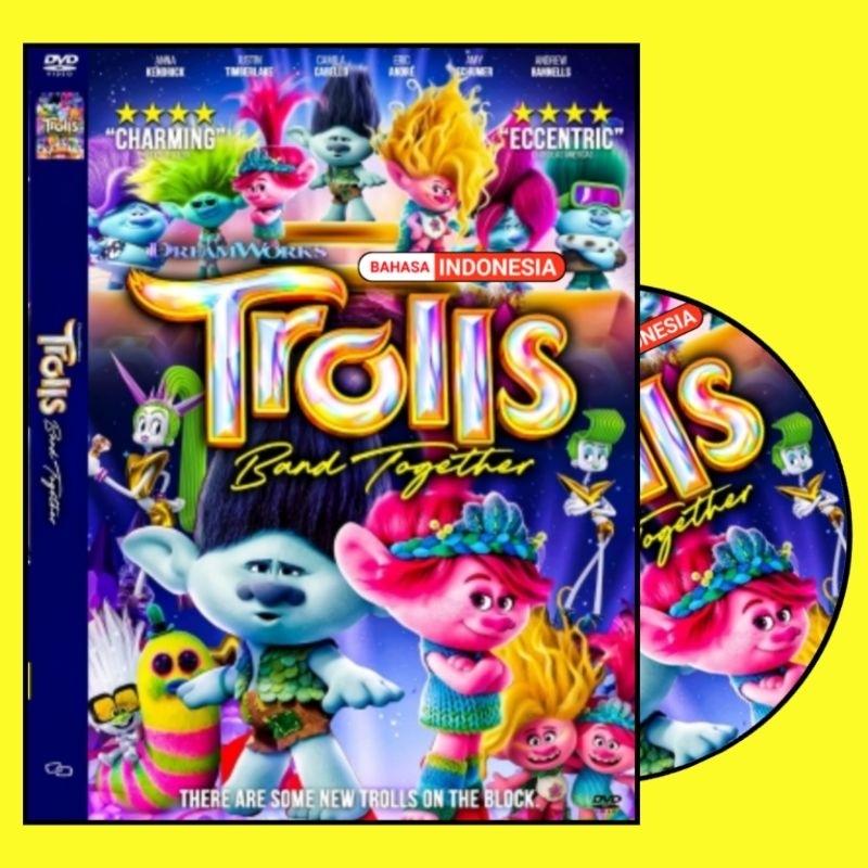 KASET FILM KARTUN ANAK ANAK TERBARU TROLLS BAND TOGETHER BAHASA INDONESIA