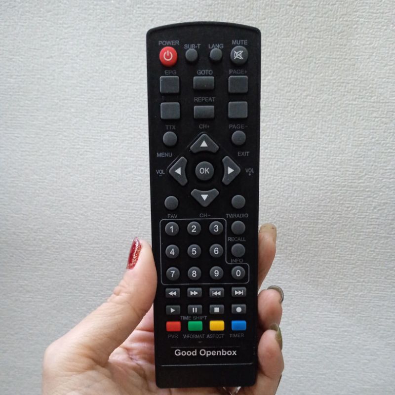 Remote set top box DVB T2 Good Openbox tanpa setting langsung pakai