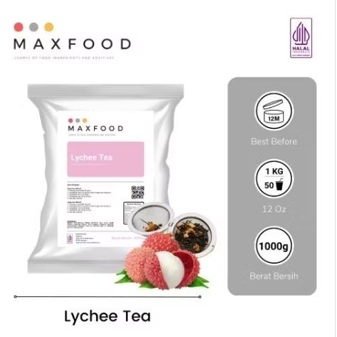 

MAXFOOD Lychee Tea/ Leci Tea/ Teh Leci/ Bubuk Minuman