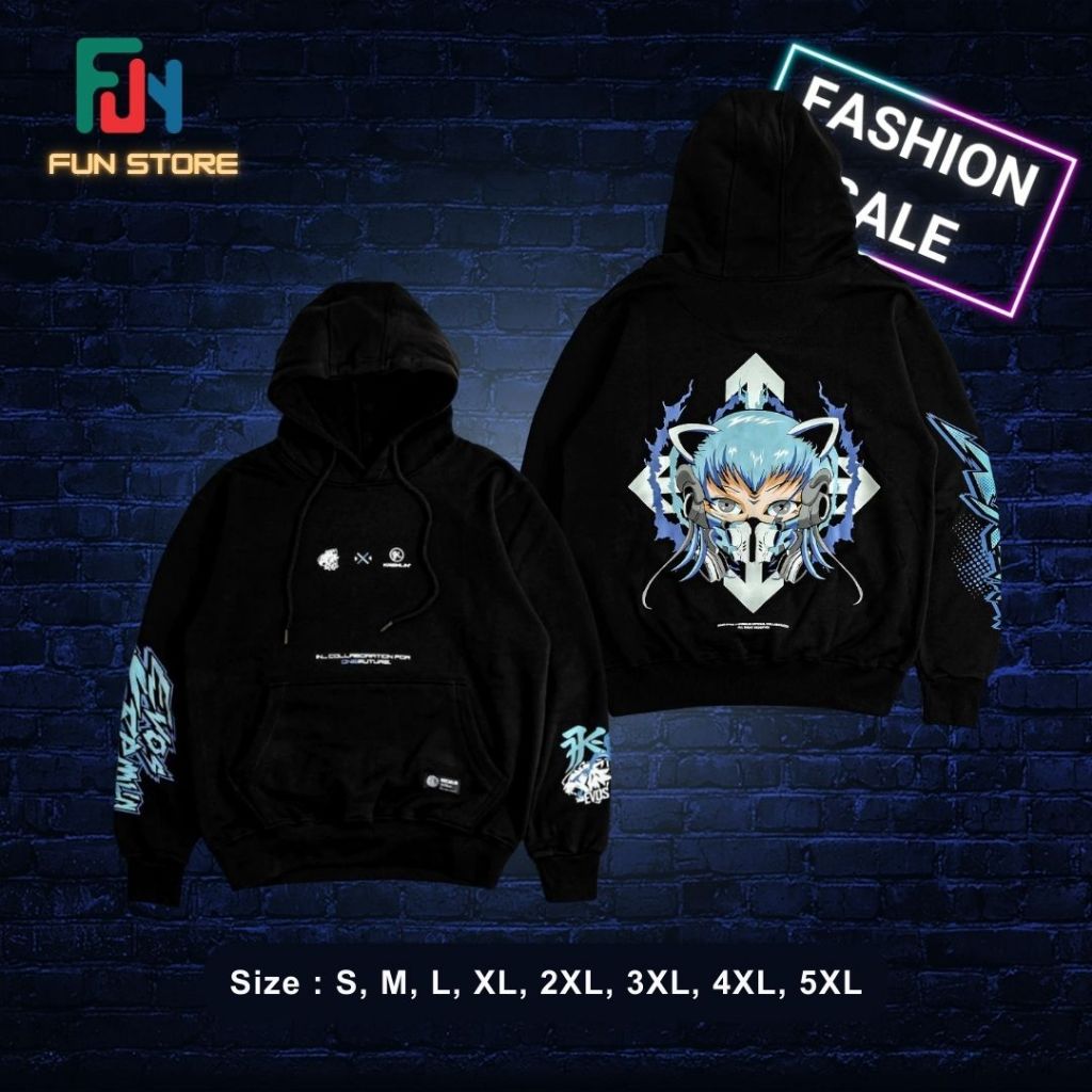 jaket hoodie EVOS X KREMLIN Pullover EVORA  rrq hoshi alter ego onic evos geek fam liquid big size S