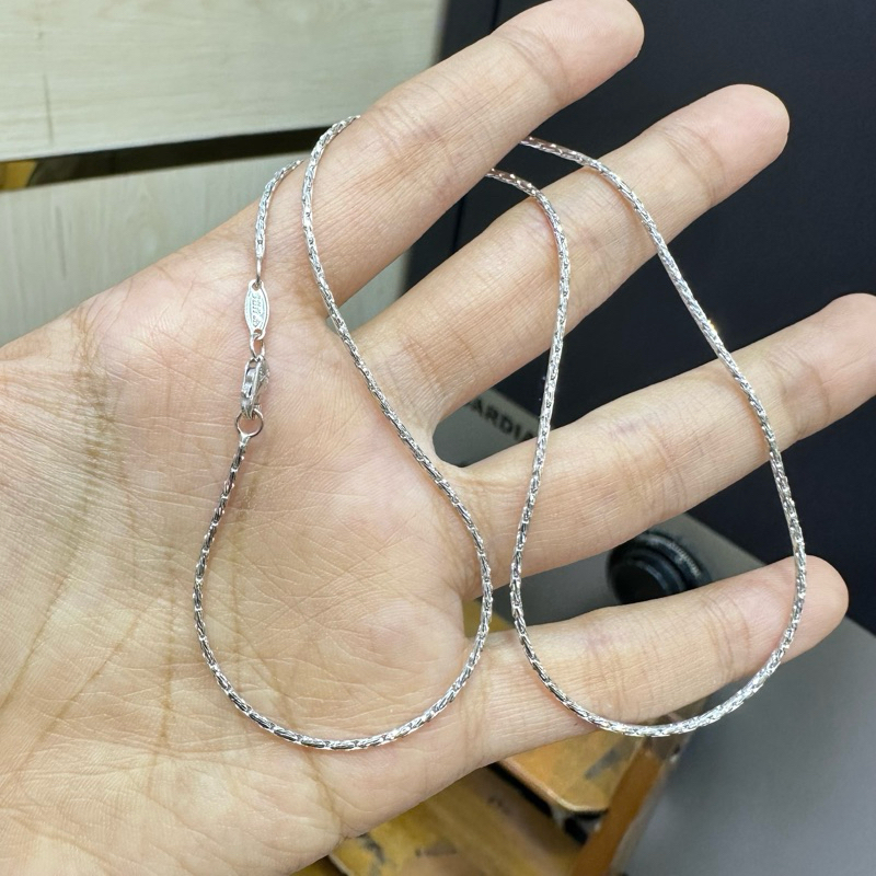 kalung lovina emas putih kadar 420%/9k
