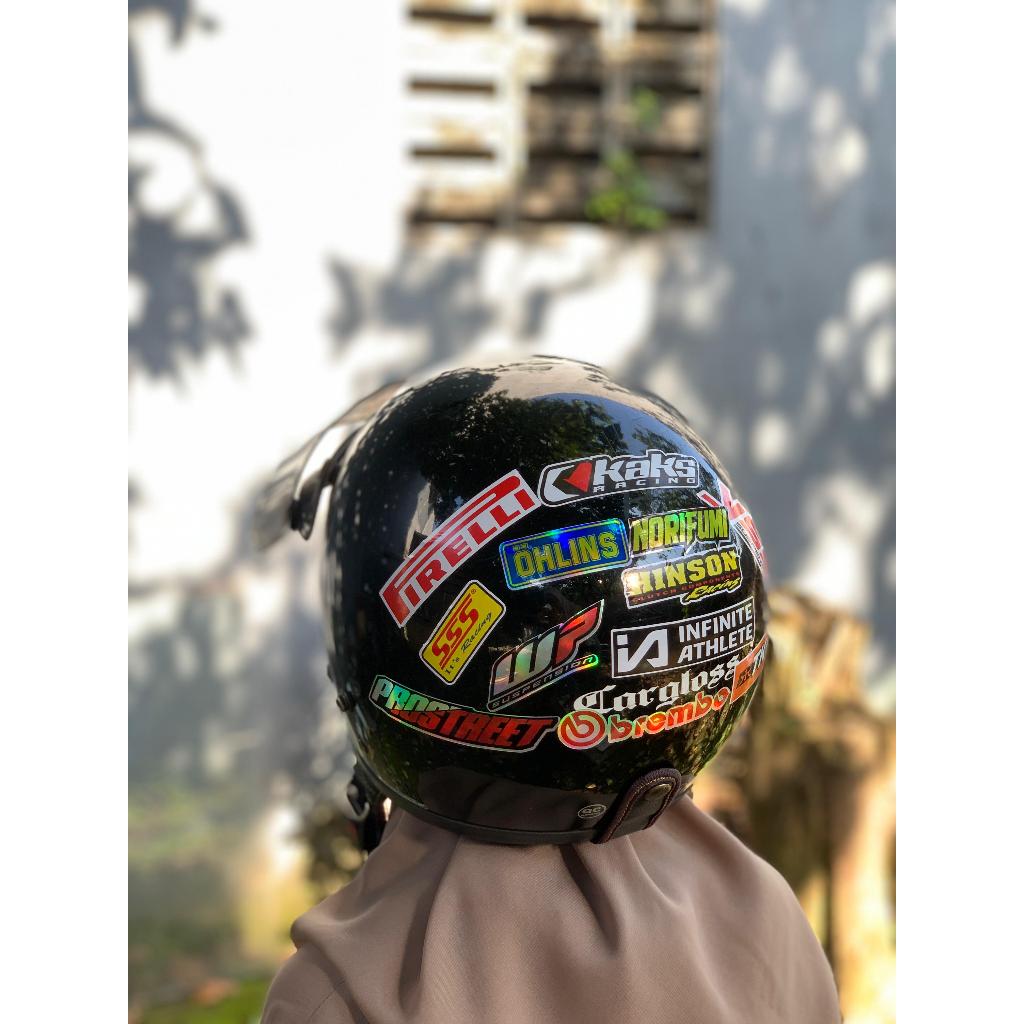 

Stiker Sponsor Vinyl Premium & Hologram SUDAH DIPOTONG – Isi 40 Pcs