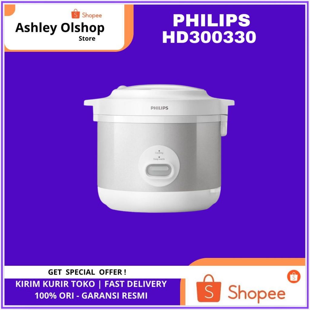 Rice Cooker PHILIPS HD3003-30 PHILIPS Rice Cooker 1.8 Liter HD3003