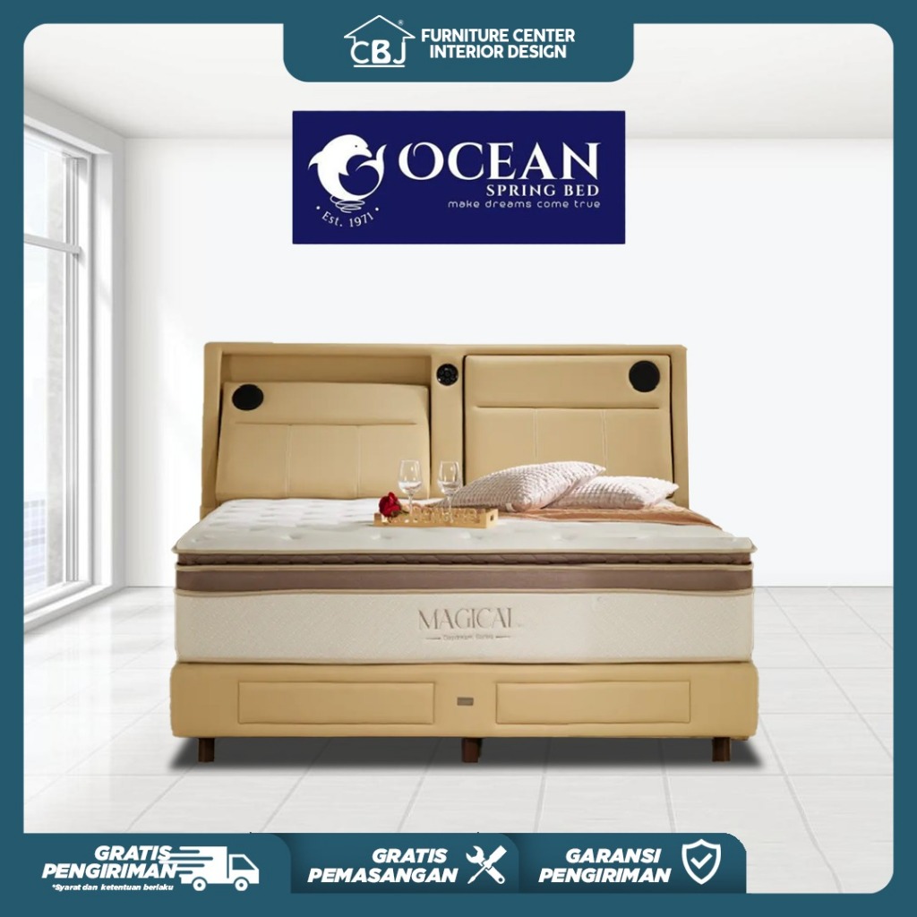 Ocean Kasur Springbed Magical - Full Set - Khusus Jabodetabek