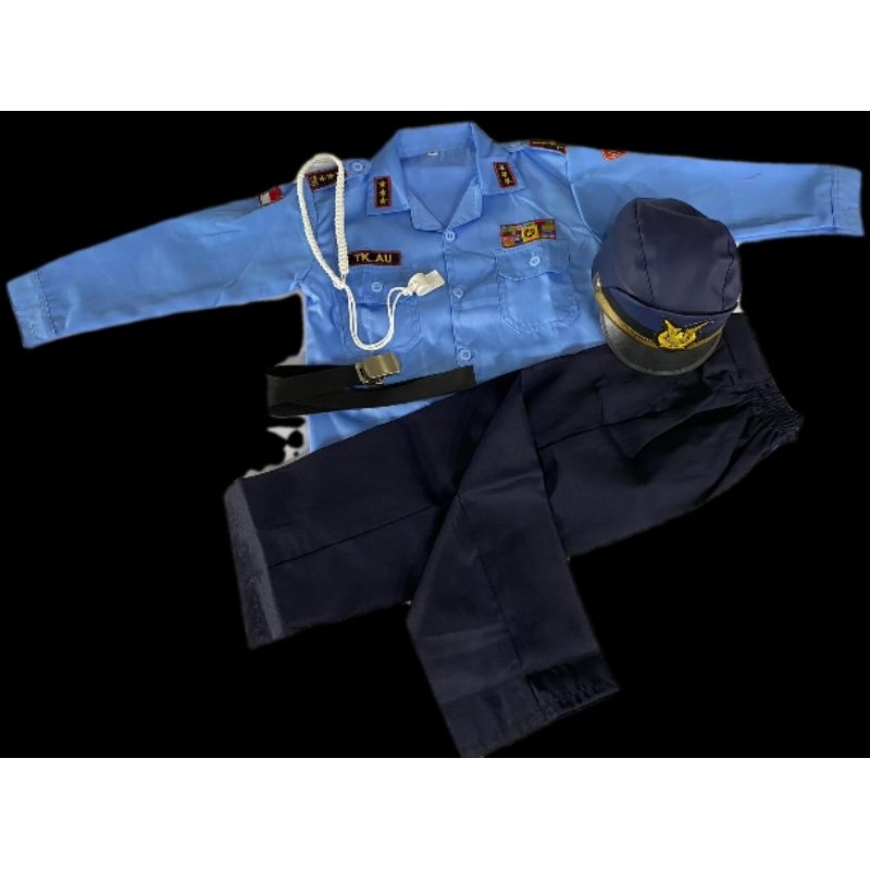 baju seragam tni au anak tk/ paud fullset