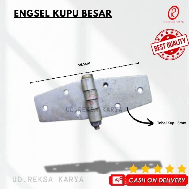 (Promo) Engsel Tengah Kupu Henderson | Engsel Pintu Geser | Engsel Pintu lipat/geser kuat & tebal