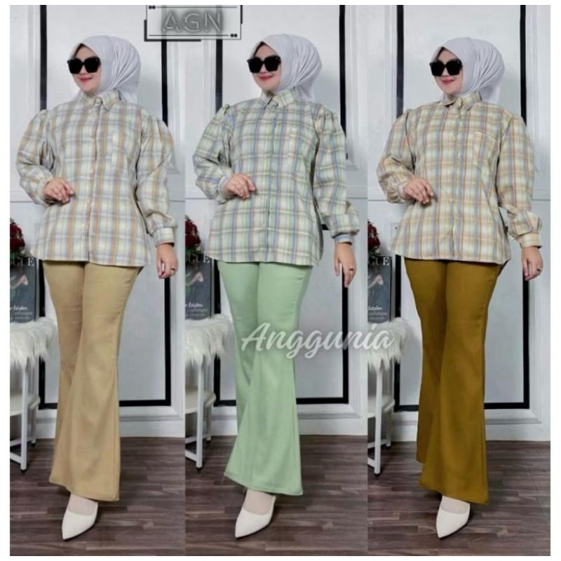 One Set Jeans & Levis Kemeja Flanel Set Terbaru 2025