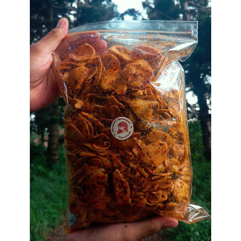 

Basreng Viral Basreng Bulat Rasa Pedas Original Daun Jeruk Basreng Renyah Gurih