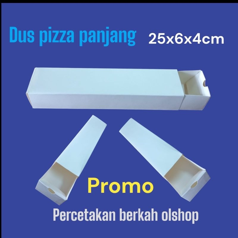 

Ready Dus Pizza Panjang varian polos isi 50