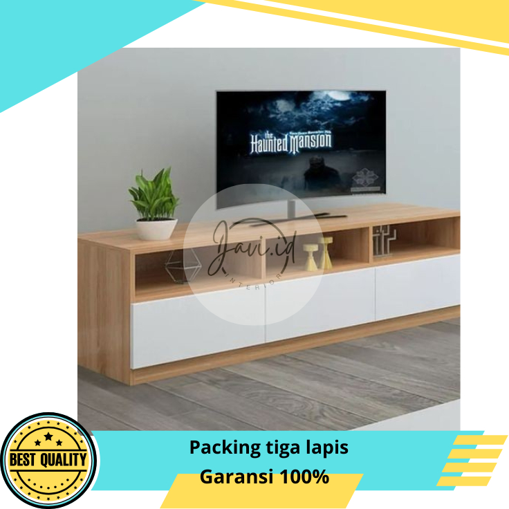 Meja tv conside Bufet Tv Meja TV Gantung Minimalis modern AG_093