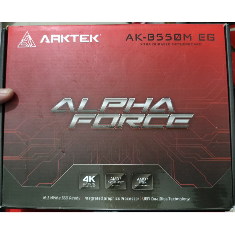 Motherboard Arktek B550m White AM4 bukan B450m