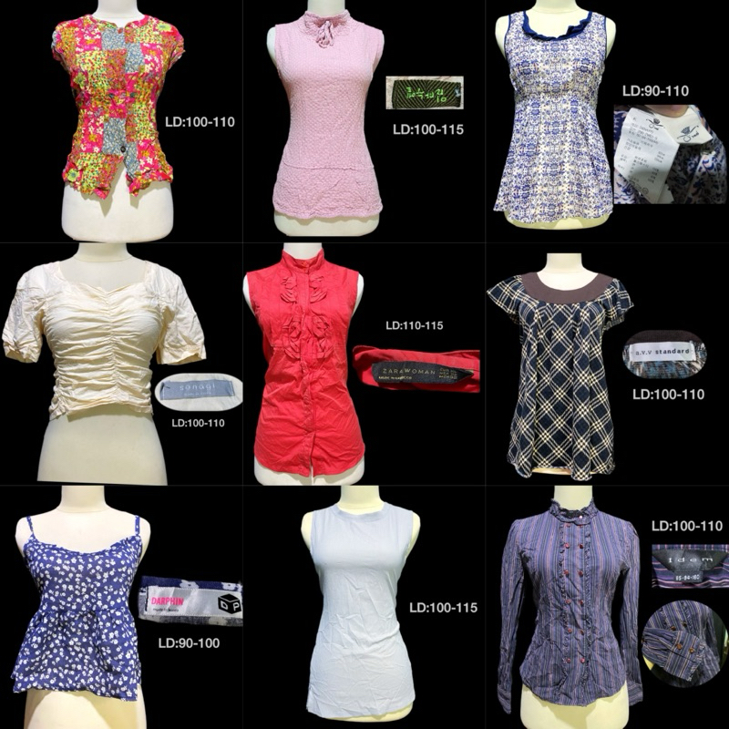 Baju kaos wanita Preloved Murah Medan baju bekas