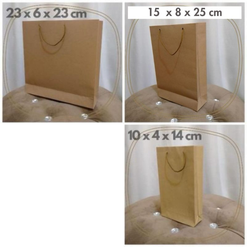 

Paperbag Coklat Polos ISI 10 (BACA DESKRIPSI)