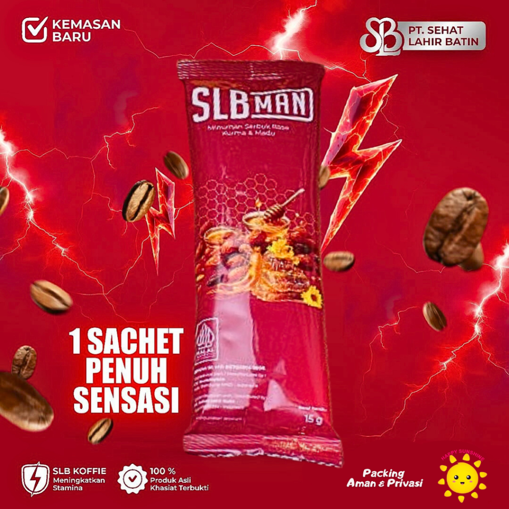 

SLB MAN Sachet Ecer Per Saset Minuman Ginseng KOPI SLB KOFFIE BPOM HALAL