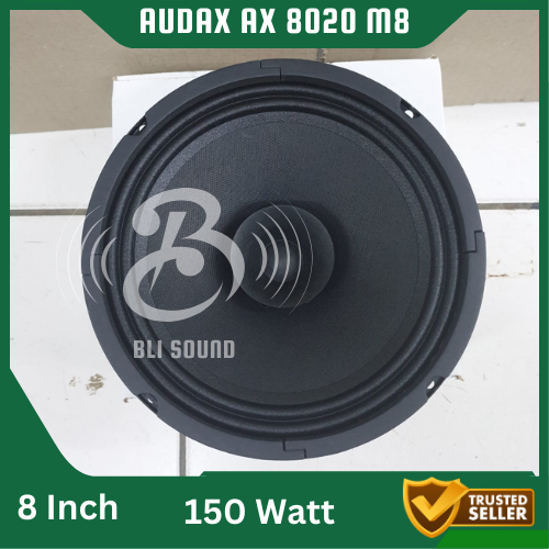 SPEAKER AUDAX AX 8020 M8 FULL RANGE 150 WATT AX8020 ORIGINAL AUDAX INDONESIA