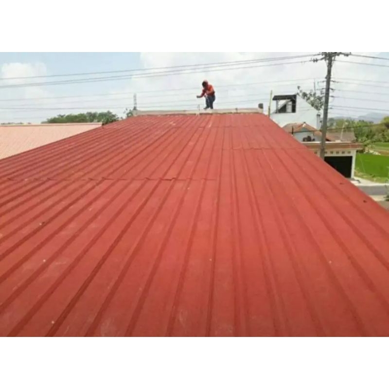 pasang baja ringan atap spandek pasir