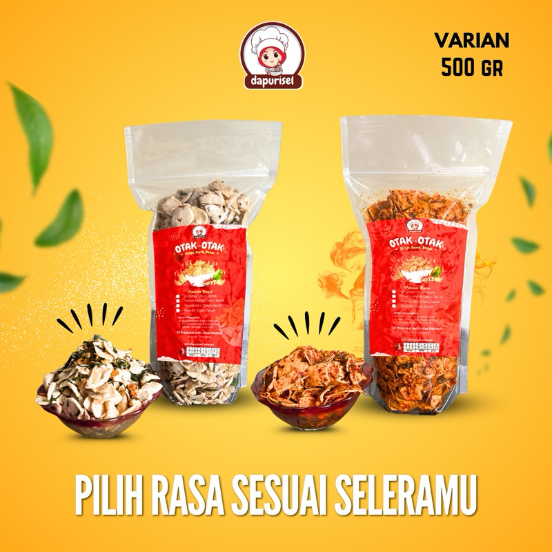 

OTAK-OTAK DAUN JERUK POUCH 500GR BY RISEL
